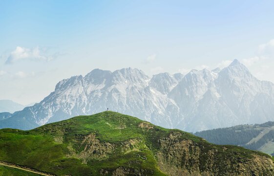 Bergpanorama im Sommer