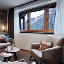 Der Blick in die Natur vom Appartement aus