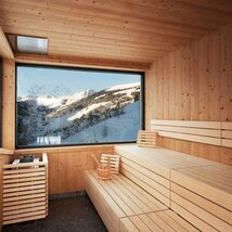 Ausblick aus der Panorama-Sauna