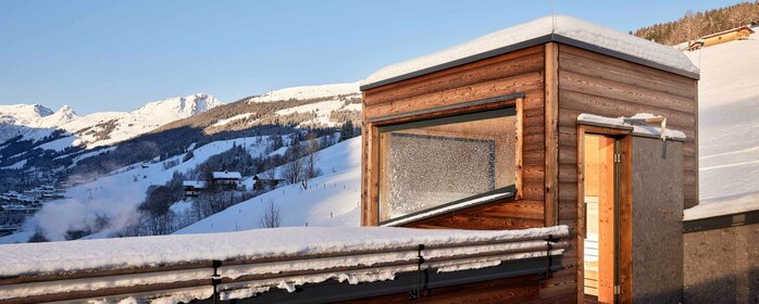 Panorama-Sauna in den Mei.Berg Appartements