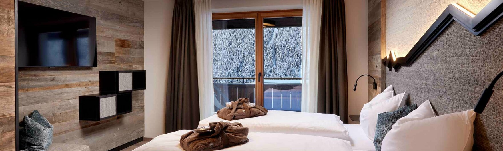 Zimmerausblick in den Mei.Berg Appartements