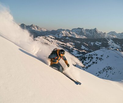Freerider im Pulverschnee